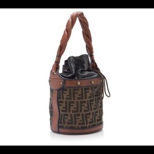 fendi zucca bucket bag